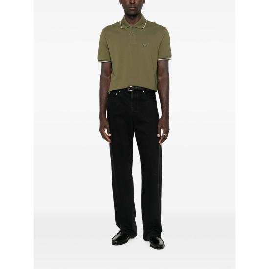 26FW 엠포리오 아르마니 폴로 티셔츠 AF23090 EM004607 U7046 GREEN - EMPORIO ARMANI