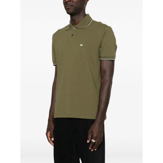 26FW 엠포리오 아르마니 폴로 티셔츠 AF23090 EM004607 U7046 GREEN - EMPORIO ARMANI