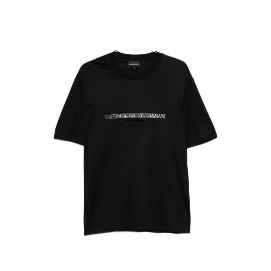 26FW 엠포리오 아르마니 반팔 티셔츠 AF10017 EM007353 MC721 BLACK