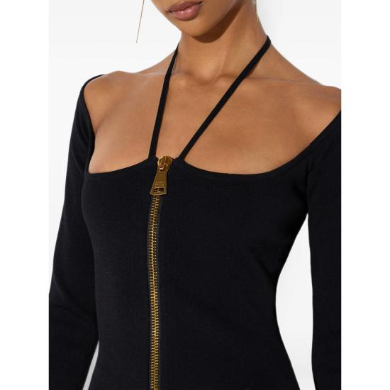 26FW 엘리자베타프랜치 미디 원피스 AM06B66E2 110 BLACK - ELISABETTA FRANCHI