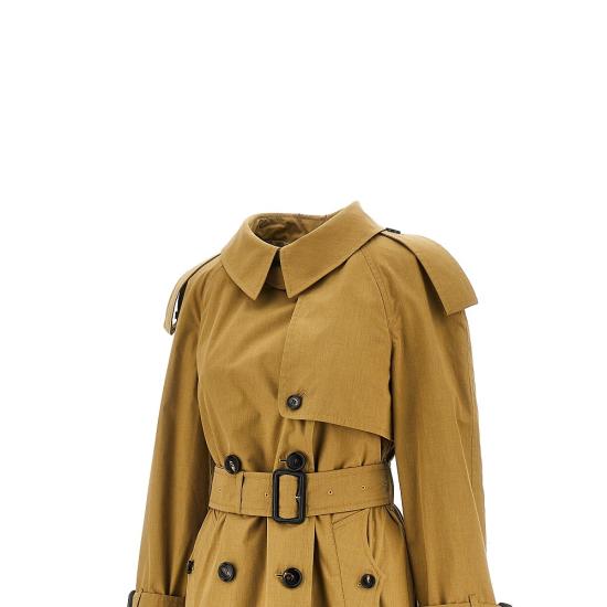 26SS 버버리 롱 캔버스 피츠로비아 트렌치 코트 8118557 Khaki - BURBERRY