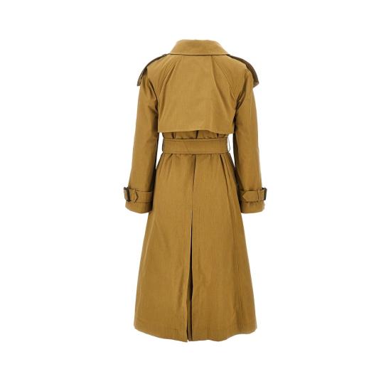 26SS 버버리 롱 캔버스 피츠로비아 트렌치 코트 8118557 Khaki - BURBERRY