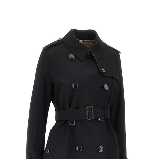 25FW 버버리 롱 켄싱턴 헤리티지 트렌치코트 8079412 Black - BURBERRY