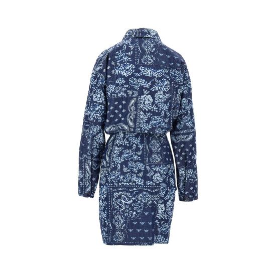 26SS 엠포리오 아르마니 숏 원피스 EW003488AF21079 Blue - EMPORIO ARMANI