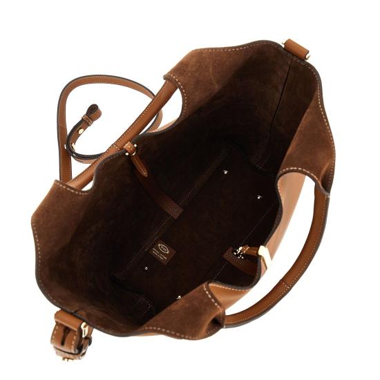 26FW 토즈 스몰 쇼핑백 XBWEBRF0200UBL Brown - TODS