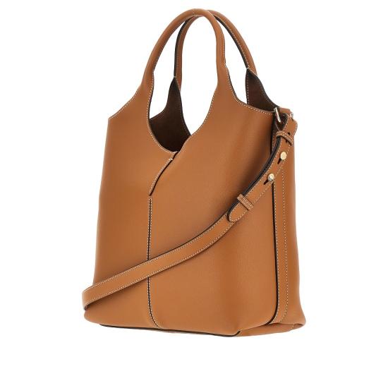 26FW 토즈 스몰 쇼핑백 XBWEBRF0200UBL Brown - TODS