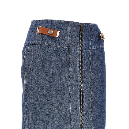 26FW 펜디 스커트 FLQ609AW8H Blue - FENDI