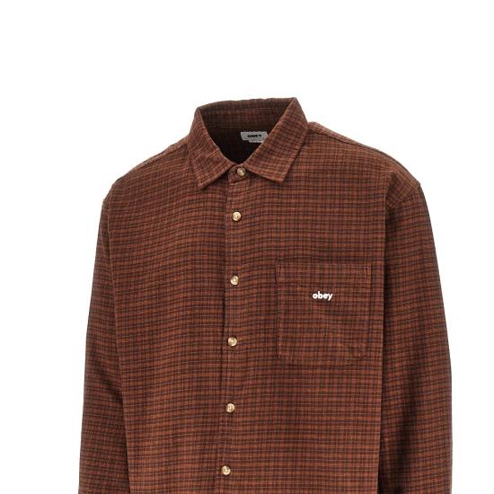 26SS 오베이 셔츠 181200388 Brown - OBEY