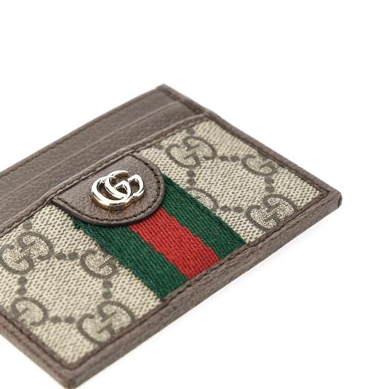 26FW 구찌 오피디아 카드 케이스 838486FAE0L Brown - GUCCI