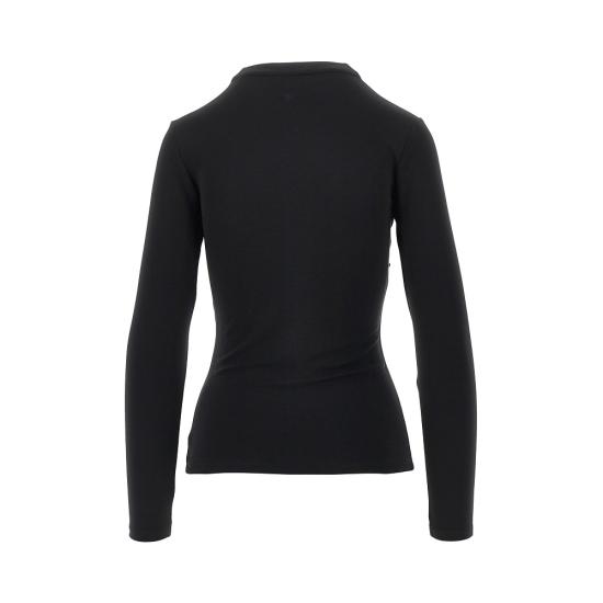 26FW 파코라반 긴팔 티셔츠 24AJTO708VI0386 Black - PACO RABANNE