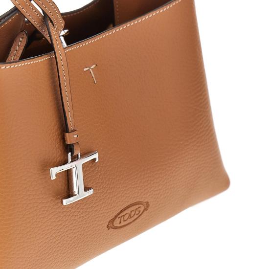 26FW 토즈 마이크로 토트백 XBWAPAEL000QRI Brown - TODS