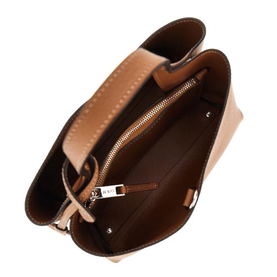 26FW 토즈 마이크로 토트백 XBWAPAEL000QRI Brown - TODS