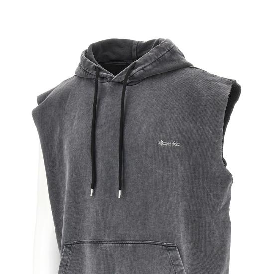 26FW 마우나케아 후드 티셔츠 MKU652 Black - MAUNA KEA