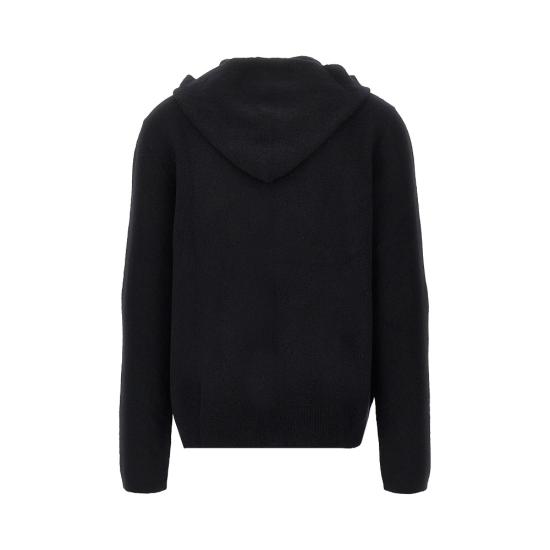 26FW 릭 오웬스 집업 니트 RU02F4666KWSF Black - RICK OWENS