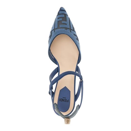 26FW 펜디 힐/펌프스 8J8558AY0M Blue - FENDI