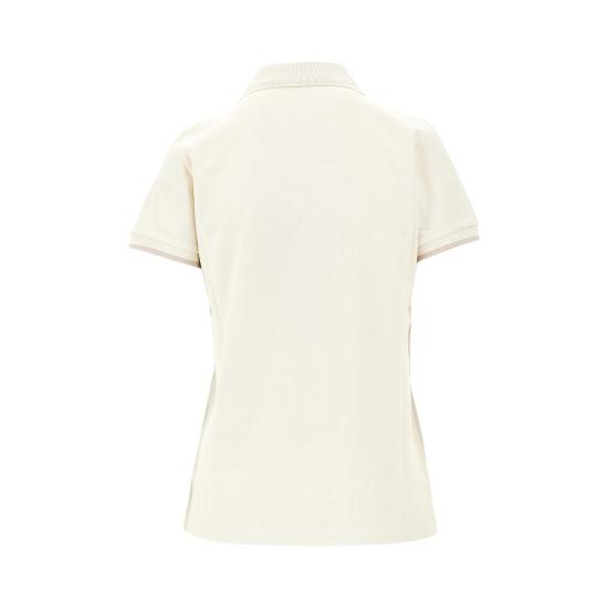 26FW 몽클레어 로고 코튼 피케 폴로 셔츠 L20938A0000784720 White - MONCLER