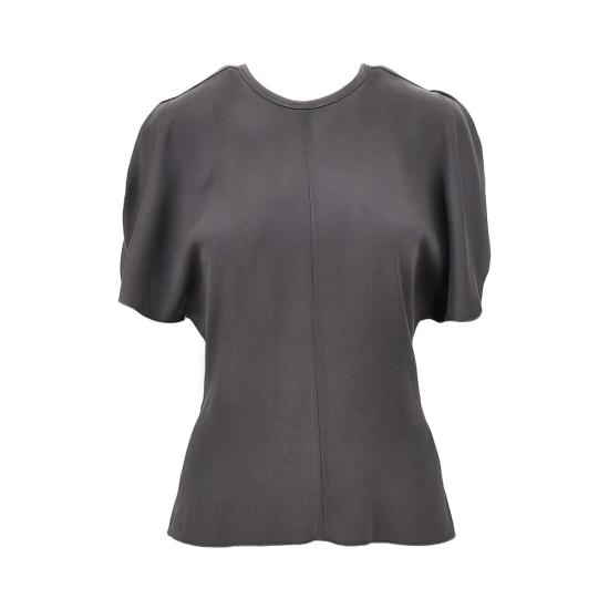26FW 빅토리아 베컴 반팔 티셔츠 1126WTP006579A Grey