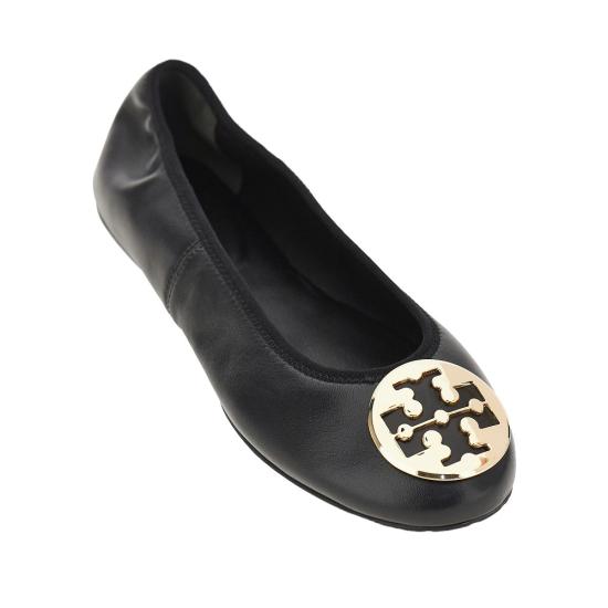 26FW 토리버치 레바 트래블 발레리나 플랫 177201 Black - TORY BURCH