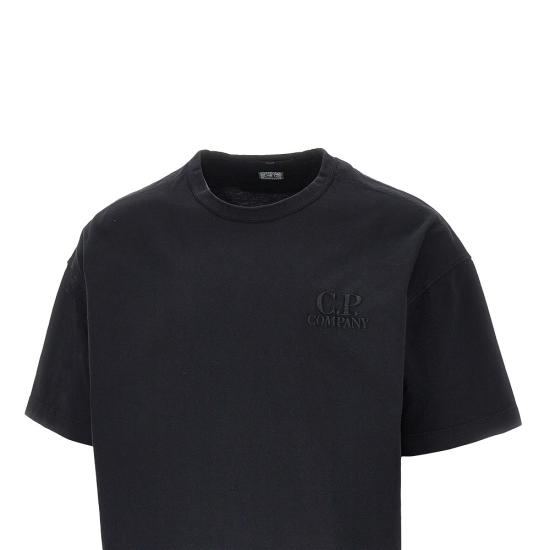 26FW 씨피 컴퍼니 반팔 티셔츠 21CMTS163A005697G Black - C.P. COMPANY