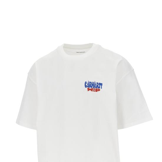 26FW 칼하트 WIP 반팔 티셔츠 I036892 White - CARHARTT WIP