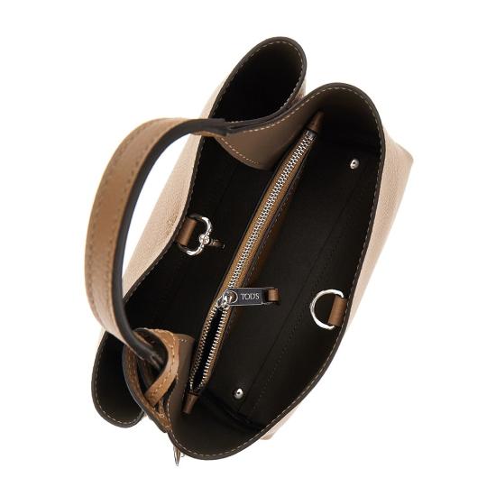 26FW 토즈 마이크로 토트백 XBWAPAEL000QRI Brown - TODS