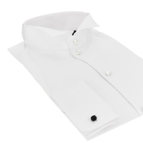 26SS 엠포리오 아르마니 긴팔 셔츠 EM005837TE10075 White - EMPORIO ARMANI