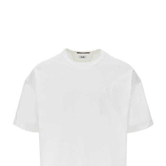 26FW 씨피 컴퍼니 반팔 티셔츠 21CMTS163A005697G White - C.P. COMPANY
