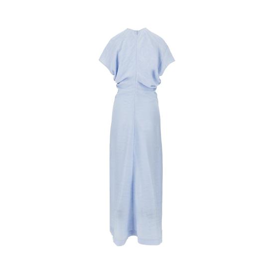 26FW 토템 롱 원피스 243 WRD1103 FB0199 Blue - TOTEME