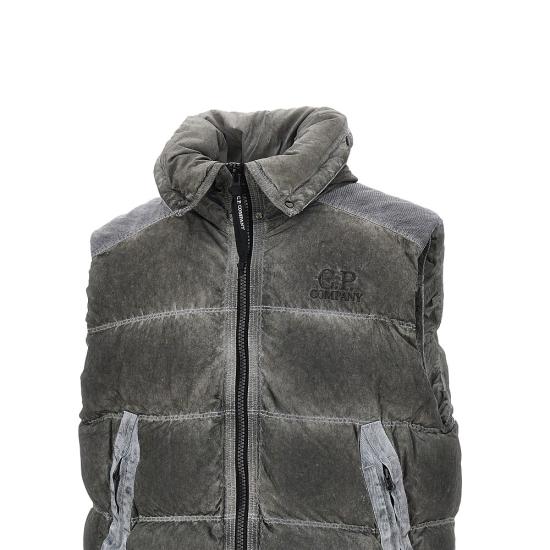 26FW 씨피 컴퍼니 패딩 조끼 21CMVE114A006369S Grey - C.P. COMPANY