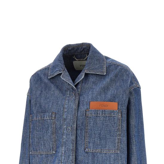 26FW 펜디 데님 자켓 FLF861AW8H Blue - FENDI