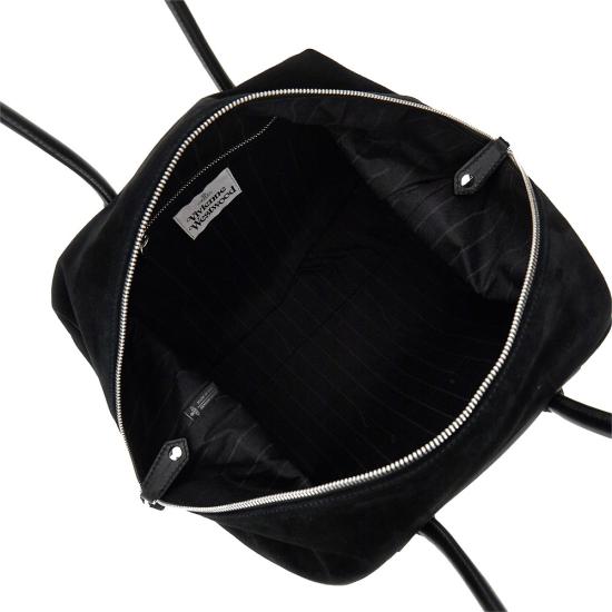 26SS 비비안웨스트우드 사피아노 레더 토트백 4701000FW C006J Black - VIVIENNE WESTWOOD