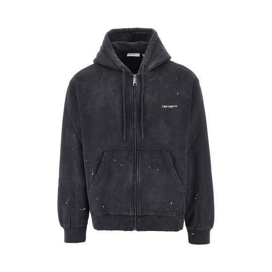26FW 칼하트 WIP 후드 티셔츠 I036913 Black