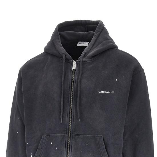 26FW 칼하트 WIP 후드 티셔츠 I036913 Black - CARHARTT WIP