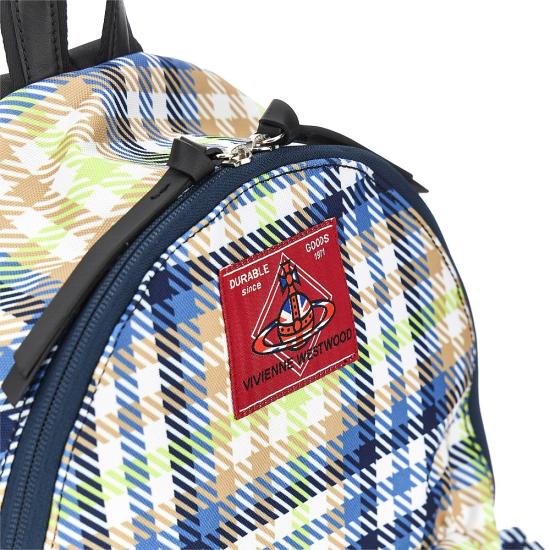 26SS 비비안웨스트우드 오르브 올오버 패턴 백팩 4A020006U W01GU Multicolor - VIVIENNE WESTWOOD