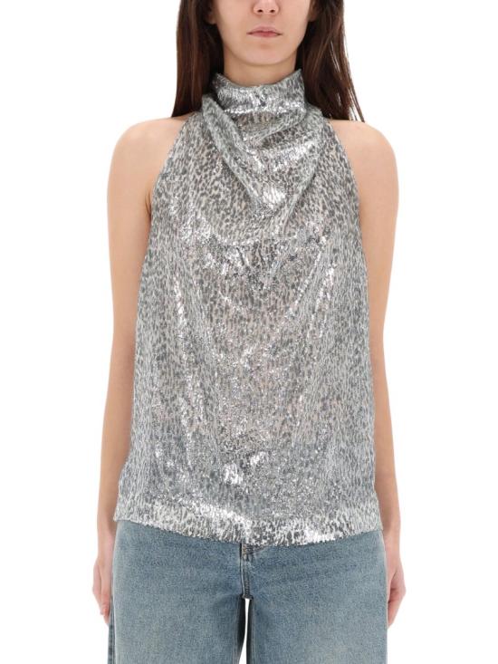 26SS 스텔라 맥카트니 민소매 티셔츠 6T0270 3HJ3038000 Silver - STELLA MCCARTNEY