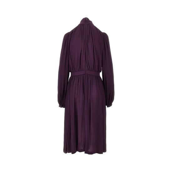 26FW 구찌 미디 원피스 865091ZAU2Q Purple - GUCCI
