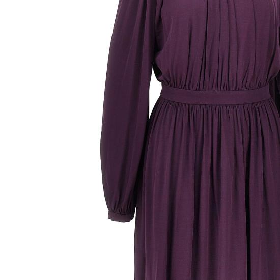 26FW 구찌 미디 원피스 865091ZAU2Q Purple - GUCCI
