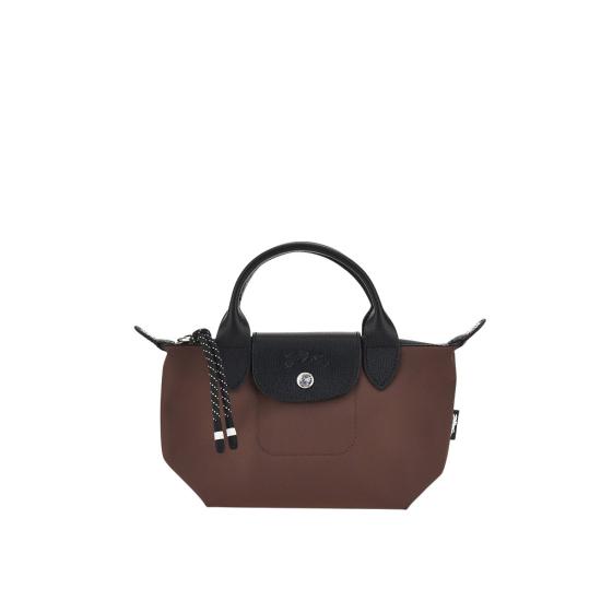26FW 롱샴 르 플리아쥬 에너지 탑 핸들백 XS L1500HSR Brown