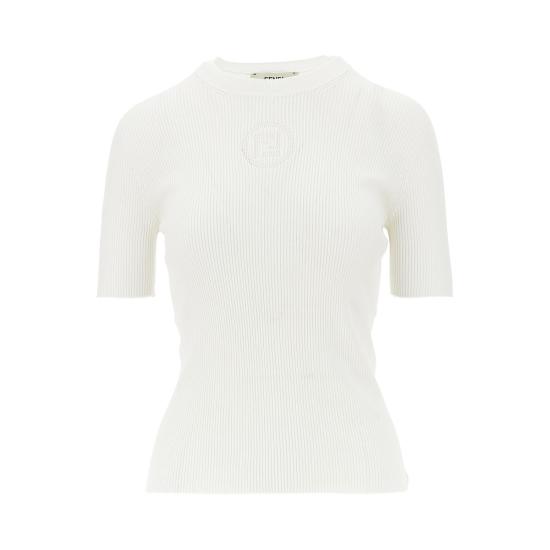 26FW 펜디 반팔 티셔츠 FZXF22AYBX White