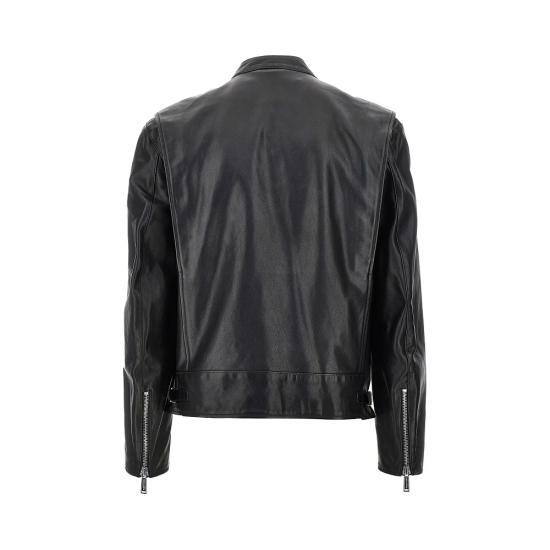 26FW 디스퀘어드2 가죽 자켓 S74AM1748SX9749 Black - DSQUARED2