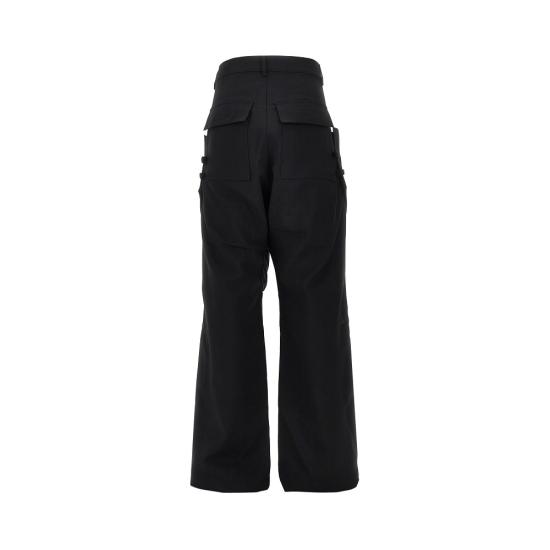 26FW 릭 오웬스 스트레이트 팬츠 RU02F4346WGP Black - RICK OWENS