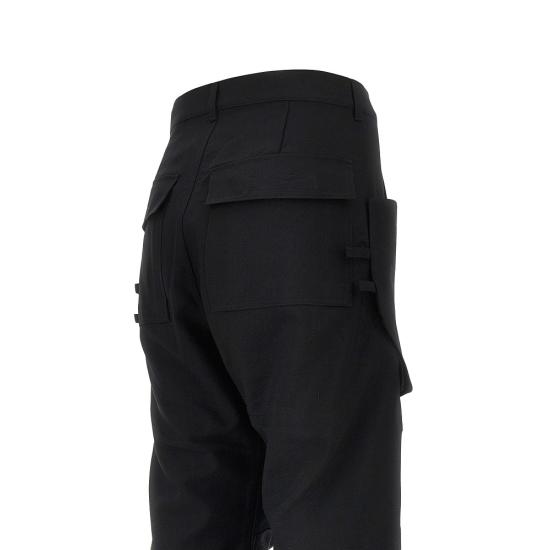 26FW 릭 오웬스 스트레이트 팬츠 RU02F4346WGP Black - RICK OWENS