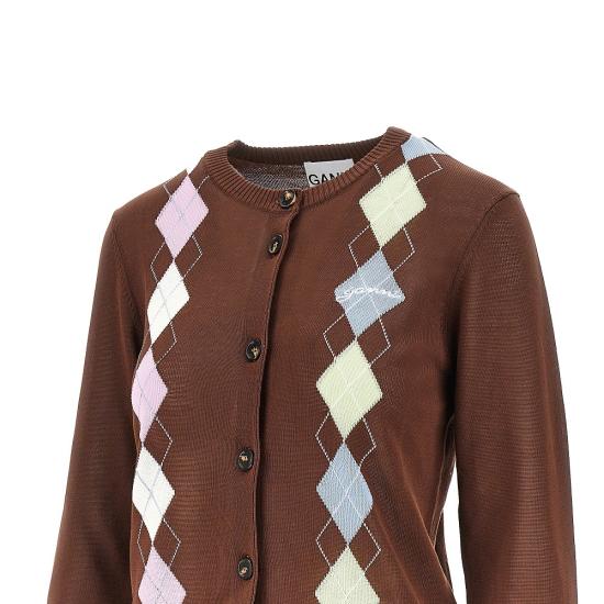 26FW 가니 가디건 A1160009 Brown - GANNI
