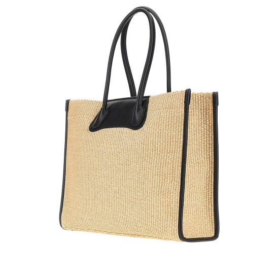 26SS 비비안웨스트우드 엠보싱 오르브 로고 토트백 4D01000LU W01D0 Beige - VIVIENNE WESTWOOD