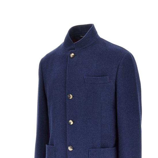 26FW 브루넬로 쿠치넬리 수트 자켓 MT4016265 Blue - BRUNELLO CUCINELLI