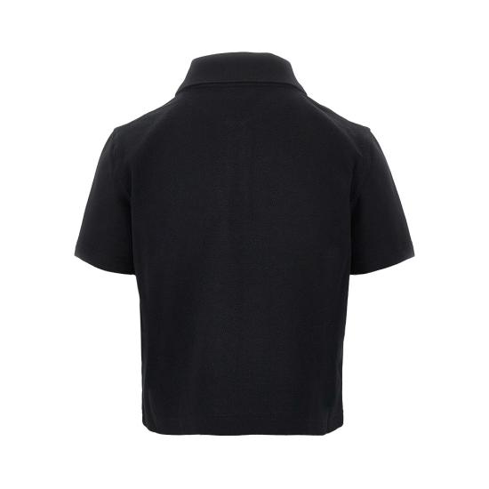 26FW 생로랑 폴로 티셔츠 A003I4Y38EK Black - SAINT LAURENT