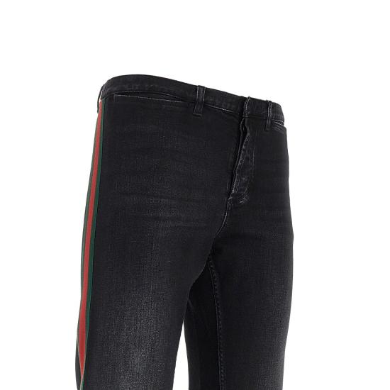 26FW 구찌 데님 팬츠 875555XDDID Black - GUCCI