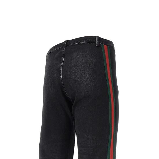 26FW 구찌 데님 팬츠 875555XDDID Black - GUCCI