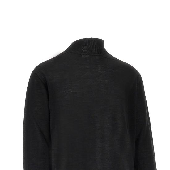 26FW 릭 오웬스 터틀넥 RU02F4626M Black - RICK OWENS