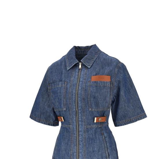 26FW 펜디 데님 원피스 FLD576AW8H Blue - FENDI